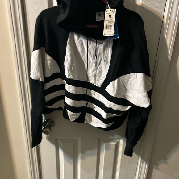 Adidas Monochrome Graphic Hoodie - Picture 2 of 3
